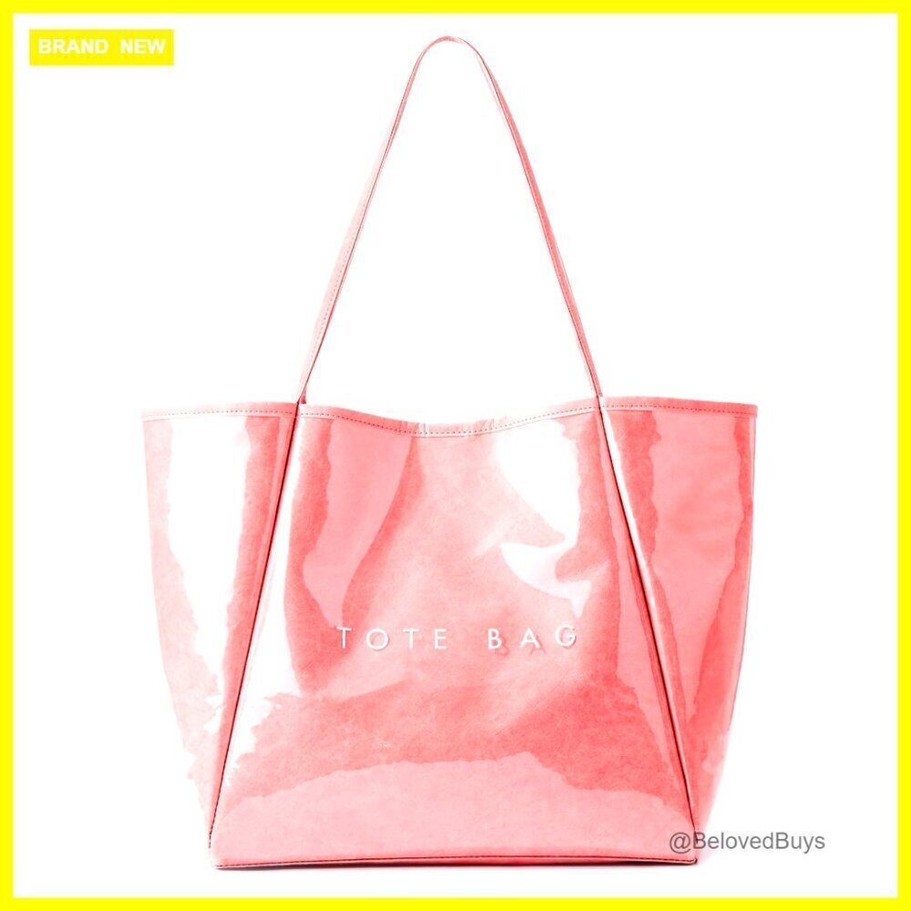 Large PVC Tote Bag Weekender Travel Purse Oversize Shoulder Shopper
